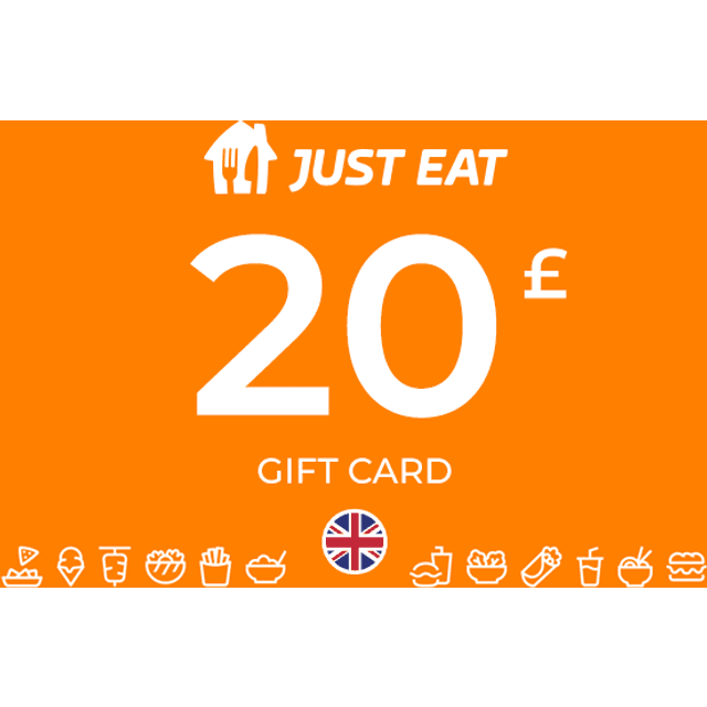 Just Eat Gift Card 20 GBP