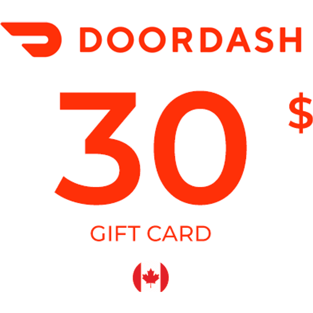 DoorDash Gift Card 30 CAD