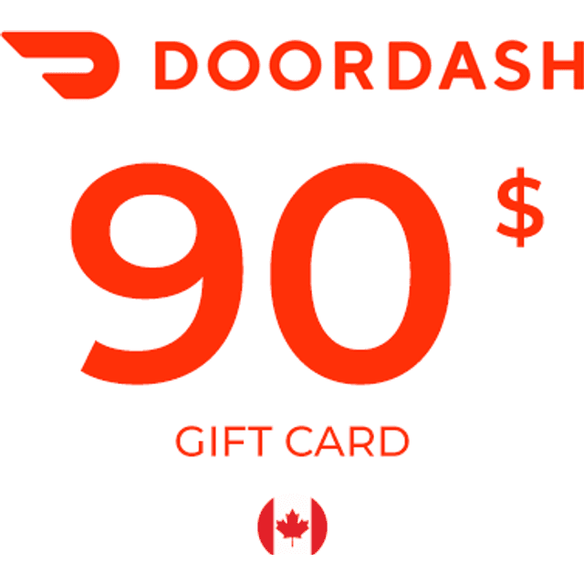 DoorDash Gift Card 90 CAD