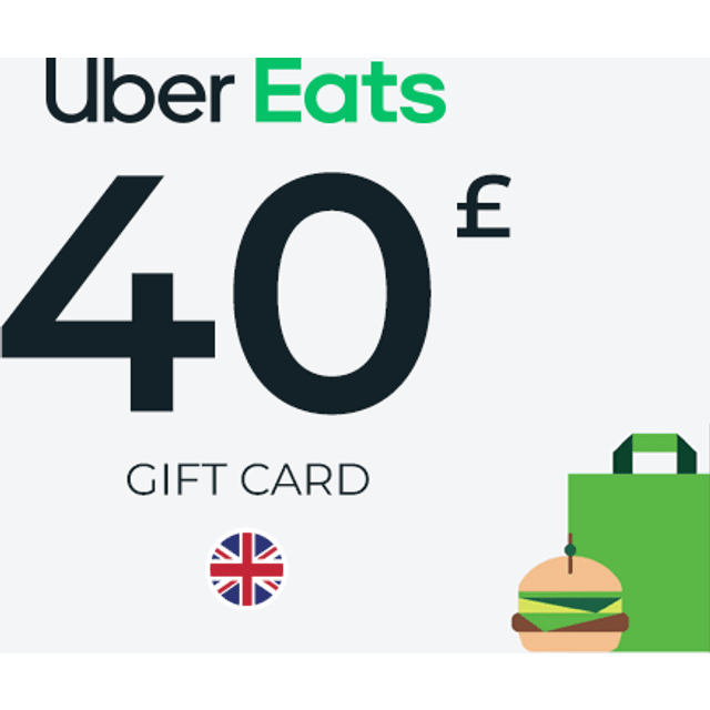 Uber Eats Gift Card 40 GBP