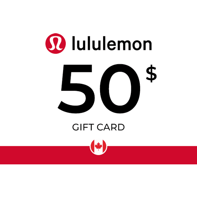 Lululemon Gift Card 50 CAD