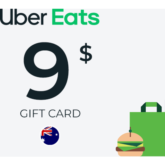 Uber Eats Gift Card 9 AUD
