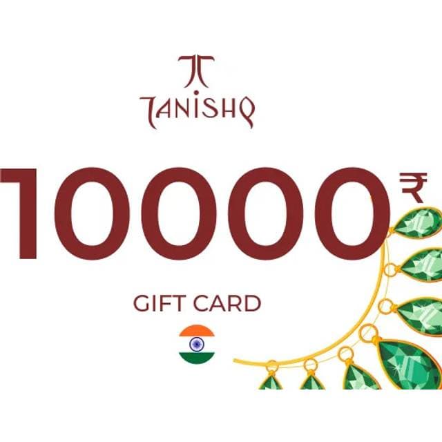 Tanishq Gold and Diamond Gift Card 10000 INR