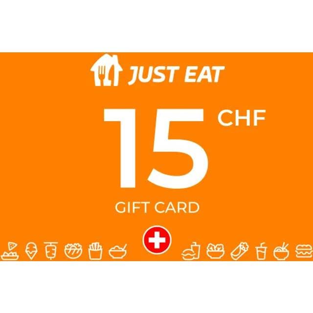 Just Eat Gift Card 15 CHF