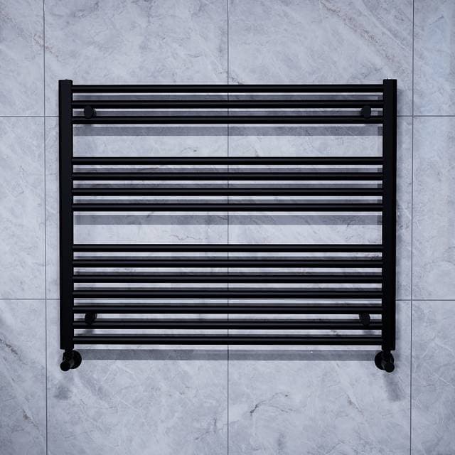 Titan Håndklædetørrer 1000x800 Sort