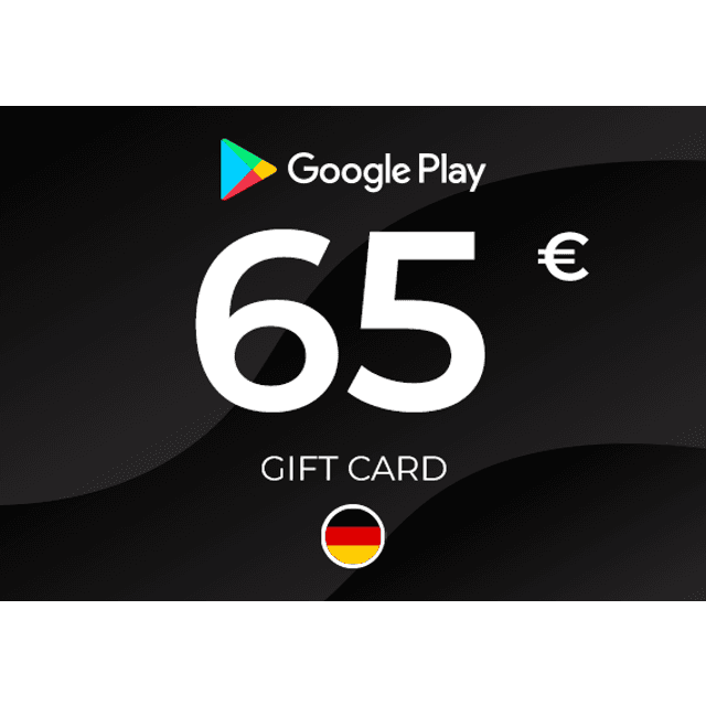 Google Play Gift Card 65 EUR