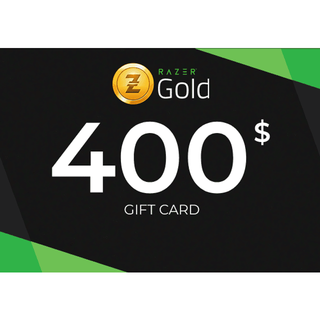 Razer Gold Gift Card 400 USD
