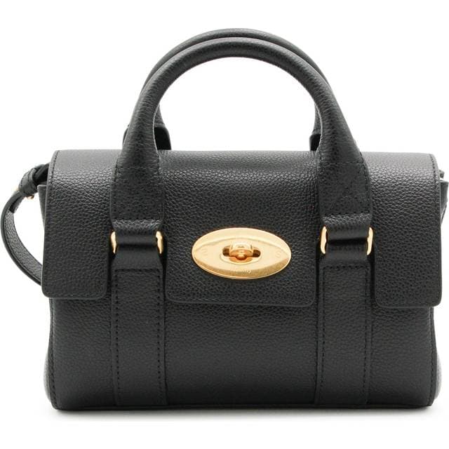 Mulberry Mini Heritage Bayswater SCG - Black