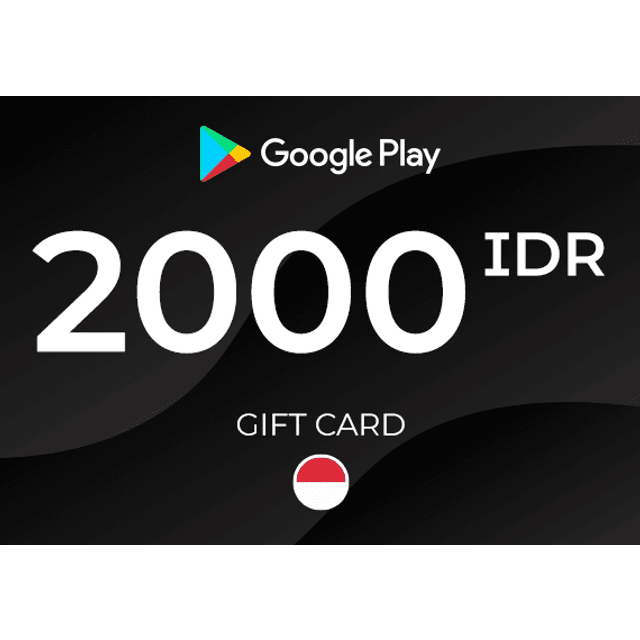 Google Play Gift Card 2000 IDR