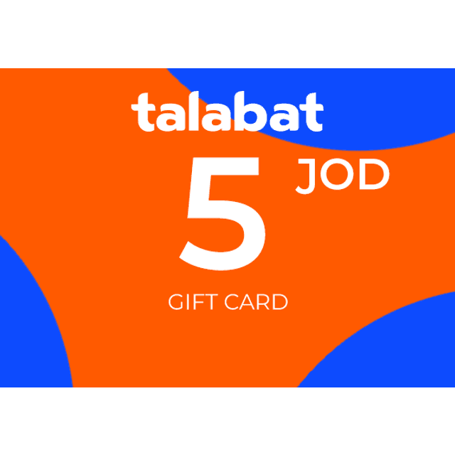 Talabat Gift Card 5 Jod Key