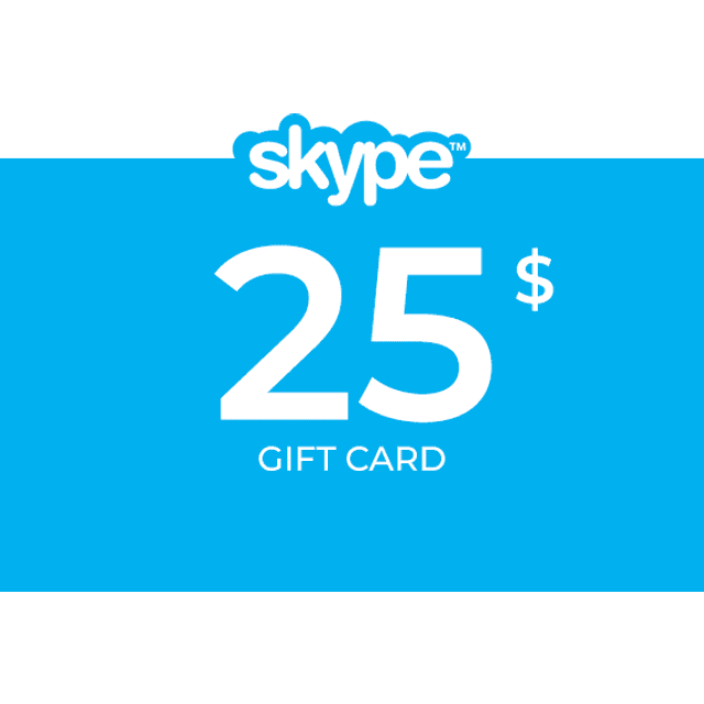 Skype Gift Card 25 USD