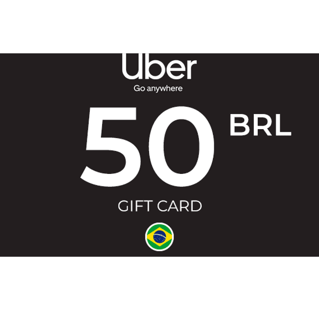 Uber Gift Card 50 BRL Key Brazil