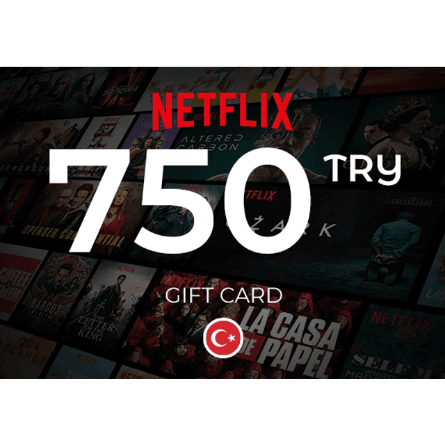Netflix Gift Card 750 TRY Key Turkey
