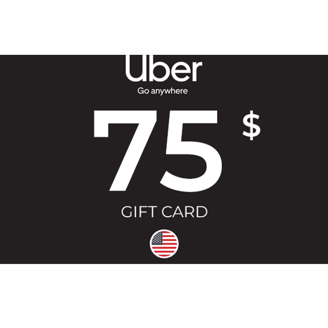 Uber Gift Card 75 USD