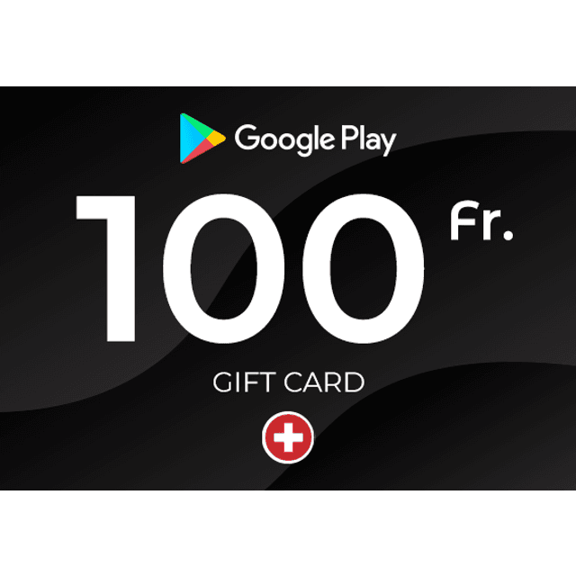 Google Play Gift Card 100 CHF
