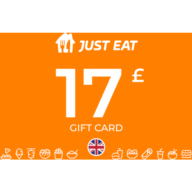 Just Eat Gift Card 17 GBP