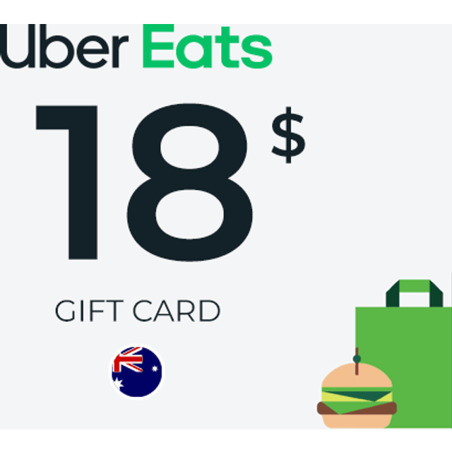 Uber Eats Gift Card 18 AUD