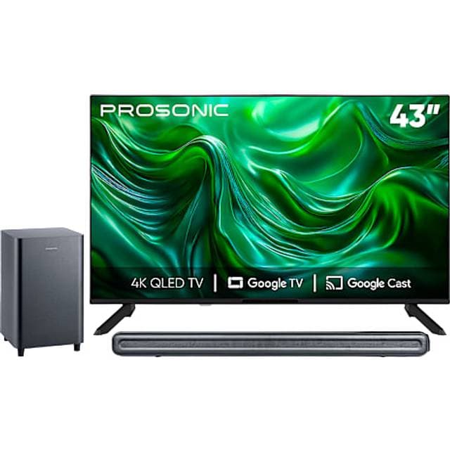 Prosonic 43 LED TV 43QUG9025 SB-2000 Soundbar