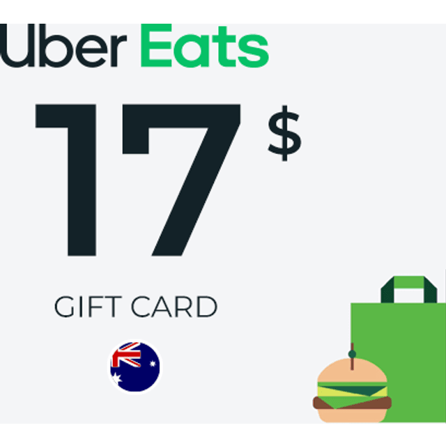 Uber Eats Gift Card 17 AUD