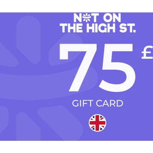 Not on The High Street Gift Card 75 GBP