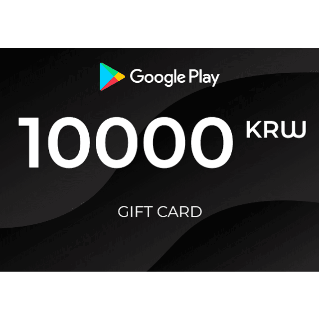 Google Play Gift Card 10000 KRW