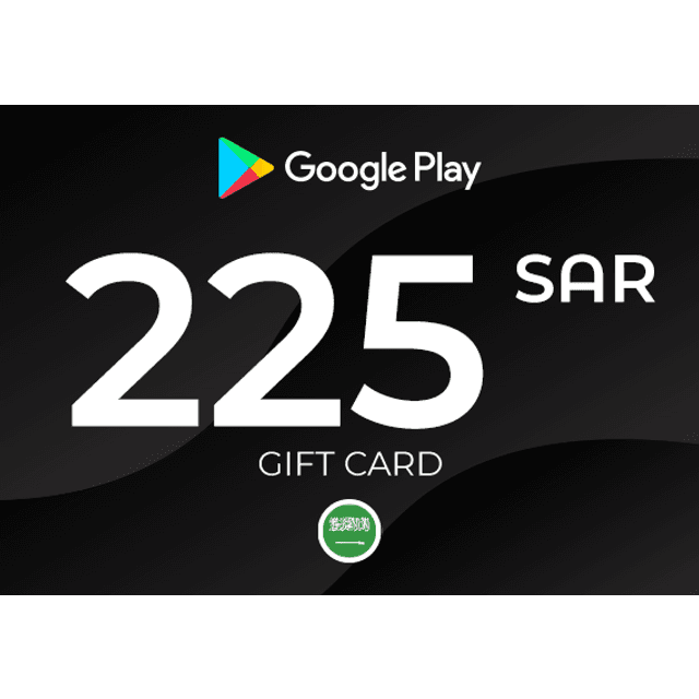 Google Play Gift Card 225 SAR Key
