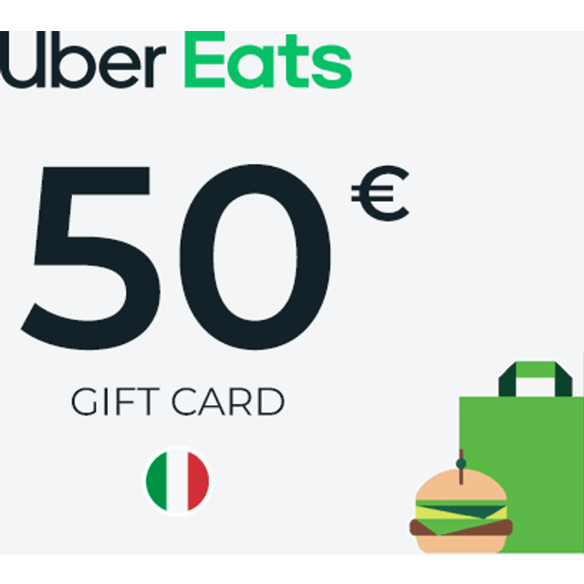 Uber Eats Gift Card 50 EUR