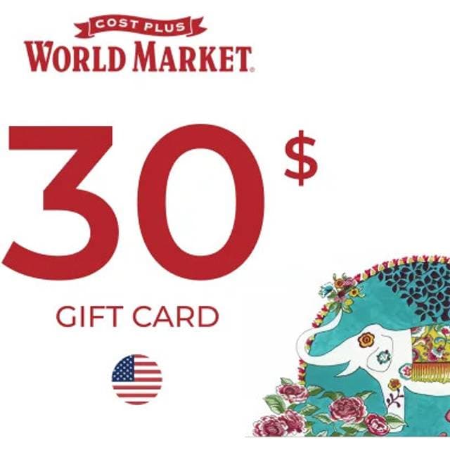 Cost Plus World Market Gift Card 30 USD