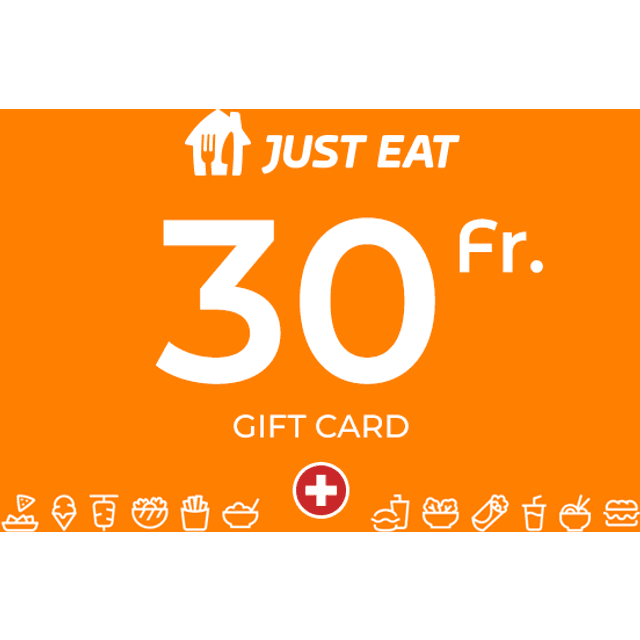 Just Eat Gift Card 30 CHF