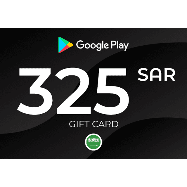 Google Play Gift Card 325 SAR Key