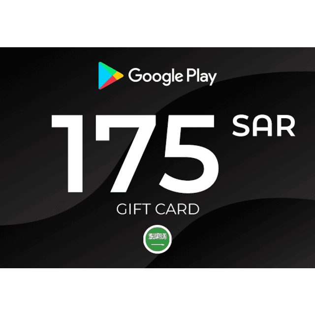 Google Play Gift Card 175 SAR Key