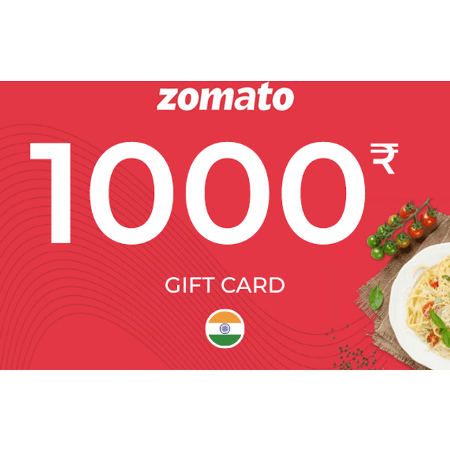 Zomato Gift Card 1000 INR