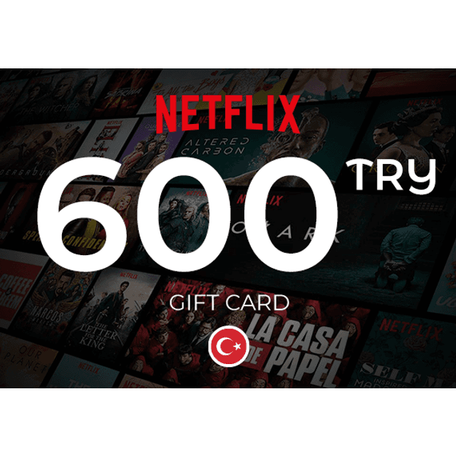 Netflix Gift Card 600 TRY Key Turkey