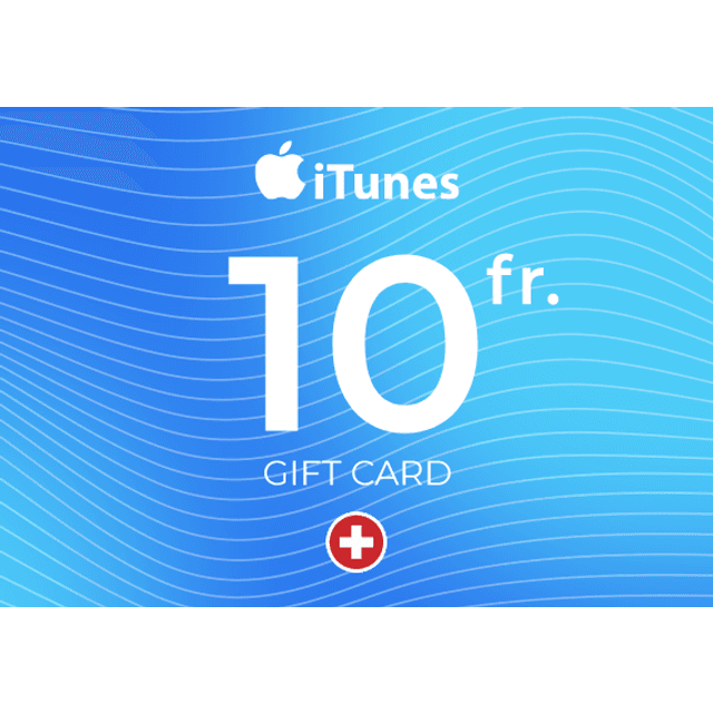 iTunes Gift Card 10 CHF