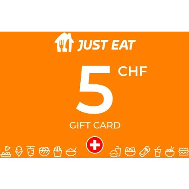 Just Eat Gift Card 5 CHF