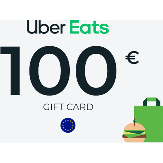 Uber Eats Gift Card 100 EUR