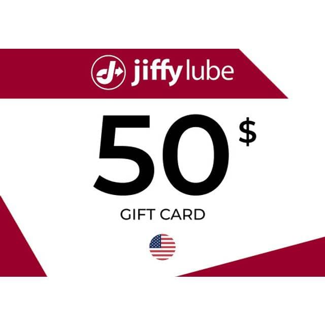 Jiffy Lube Gift Card 50 USD