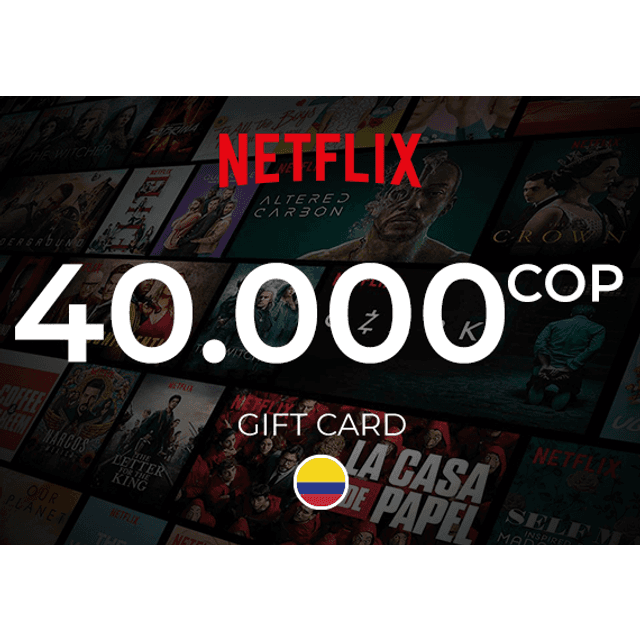 Netflix Gift Card 40000 COP Key
