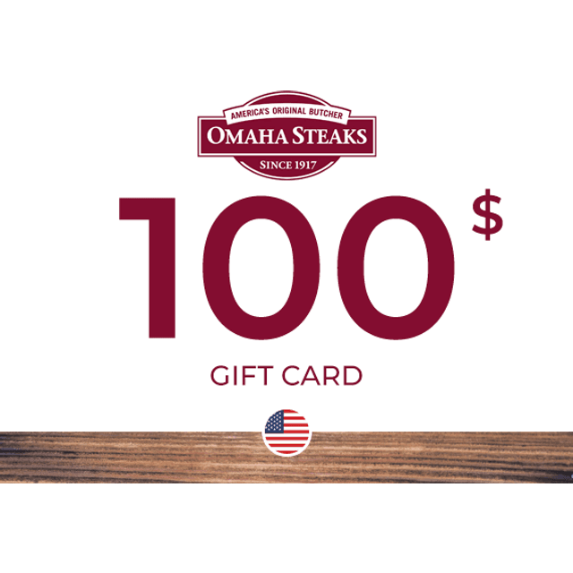 Omaha Steaks Gift Card 100 USD