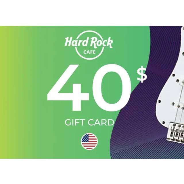 Hard Rock Cafe Gift Card 40 USD