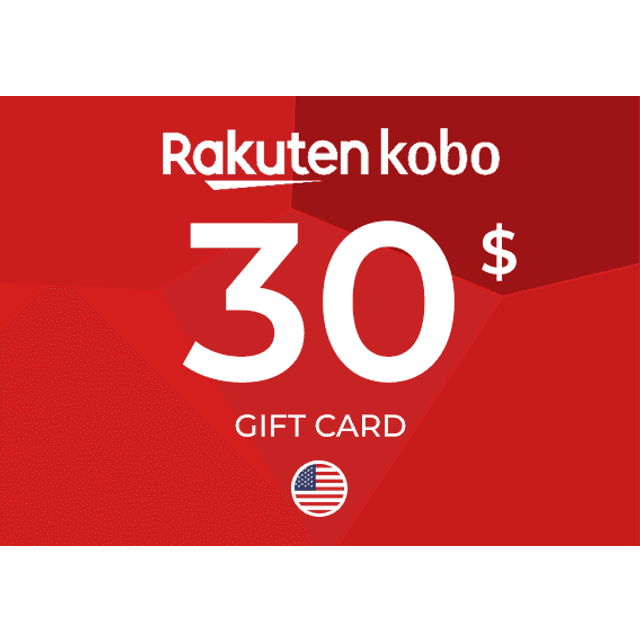 Rakuten Kobo Gift Card 30 USD