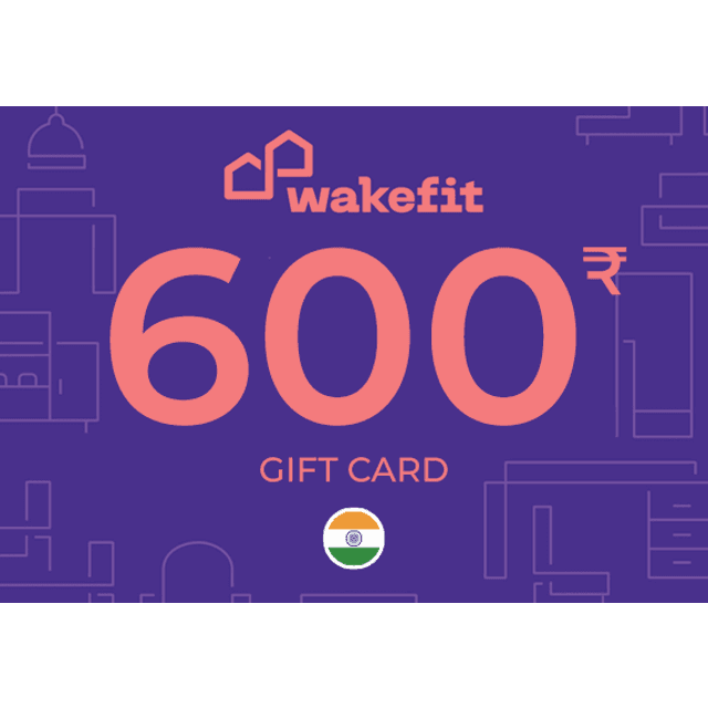 Wakefit Gift Card 600 INR