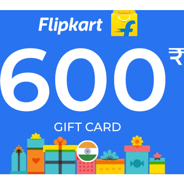 Flipkart Gift Card 600 INR