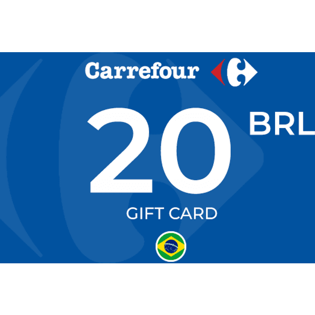 Carrefour Gift Card 20 BRL Key Brazil