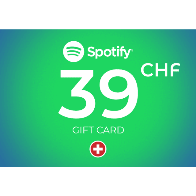 Spotify Gift Card 39 CHF