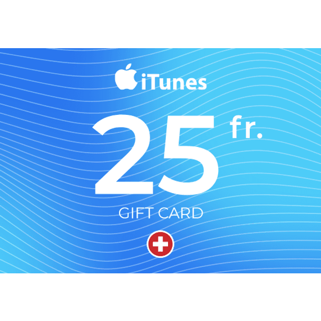 iTunes Gift Card 25 CHF