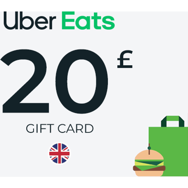 Uber Eats Gift Card 20 GBP