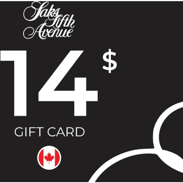 Saks Fifth Avenue Gift Card 14 CAD