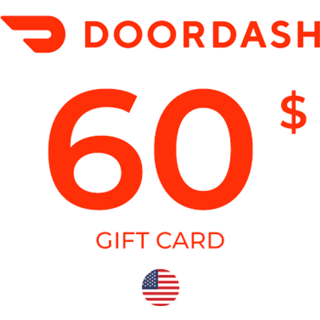 DoorDash Gift Card 60 USD