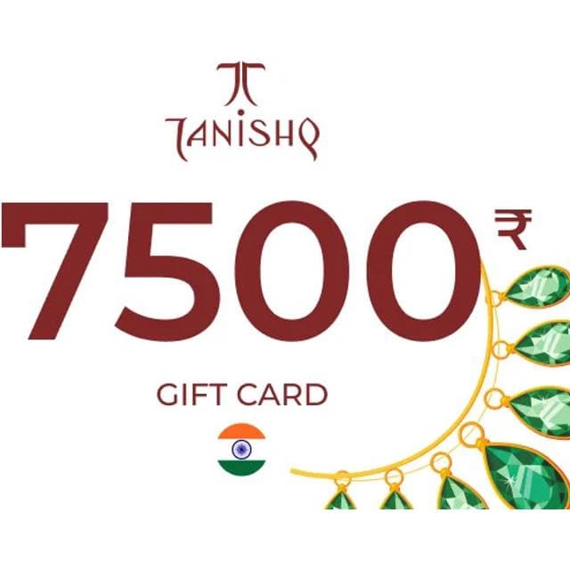 Tanishq Gold and Diamond Gift Card 7500 INR